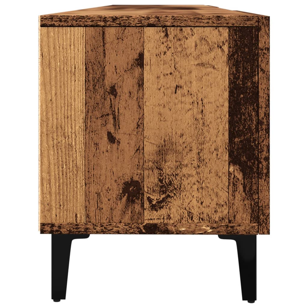Modern Wooden Low Wide TV Tele Stand Media Unit Storage Cabinet With Doors