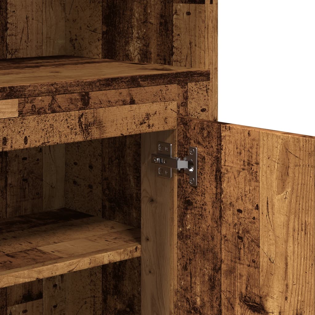 Highboard Old Wood 60x35.5x103.5 cm Engineered Wood