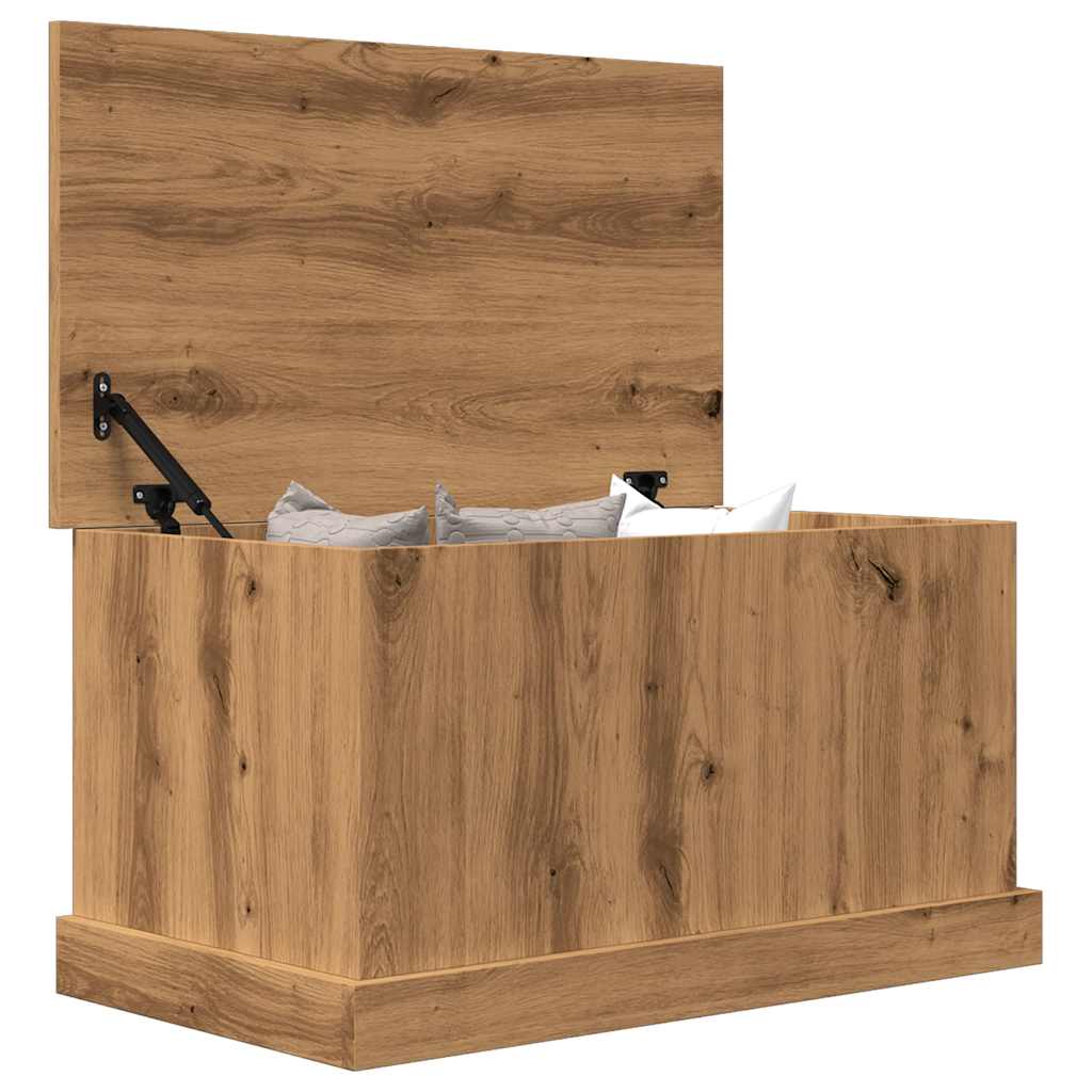Storage Box Artisan Oak 70x40x38 cm Engineered Wood