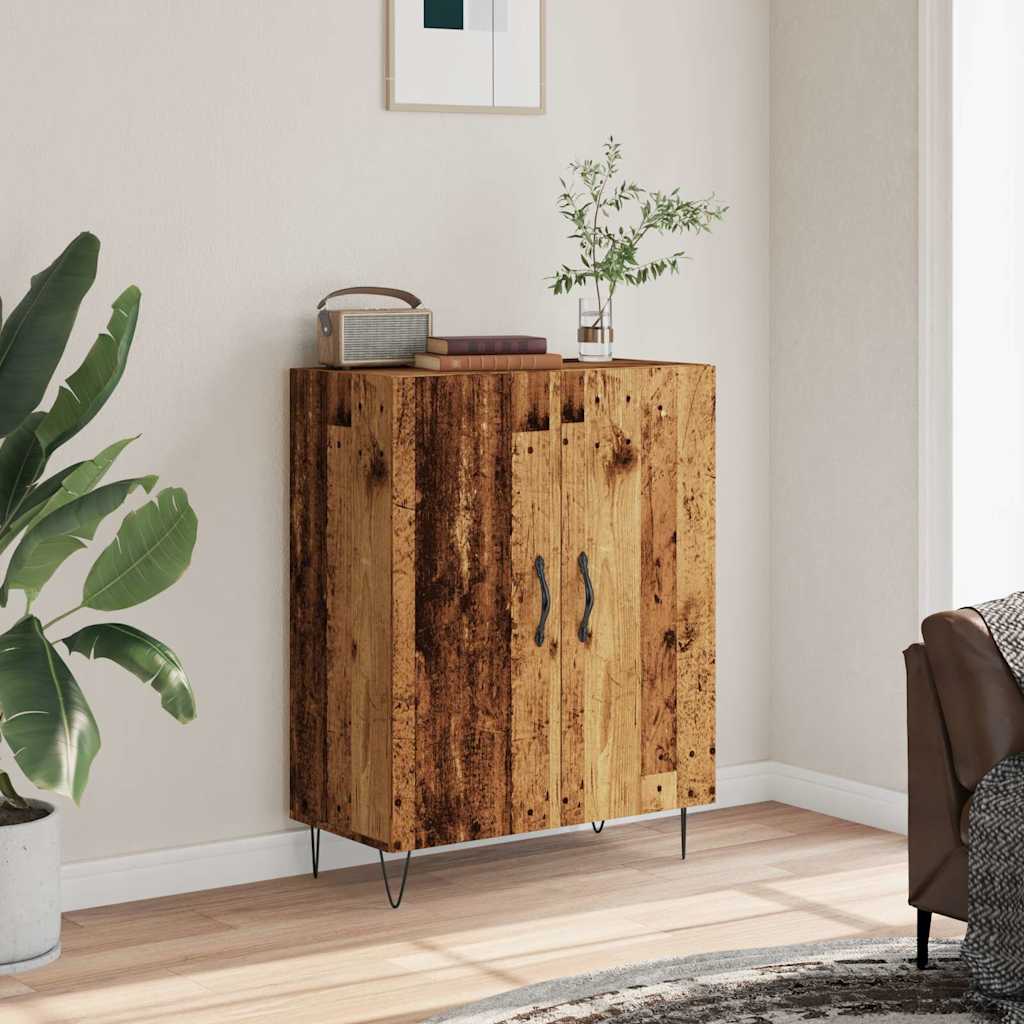 Sideboard Old Wood 69.5x34x90 cm Engineered Wood