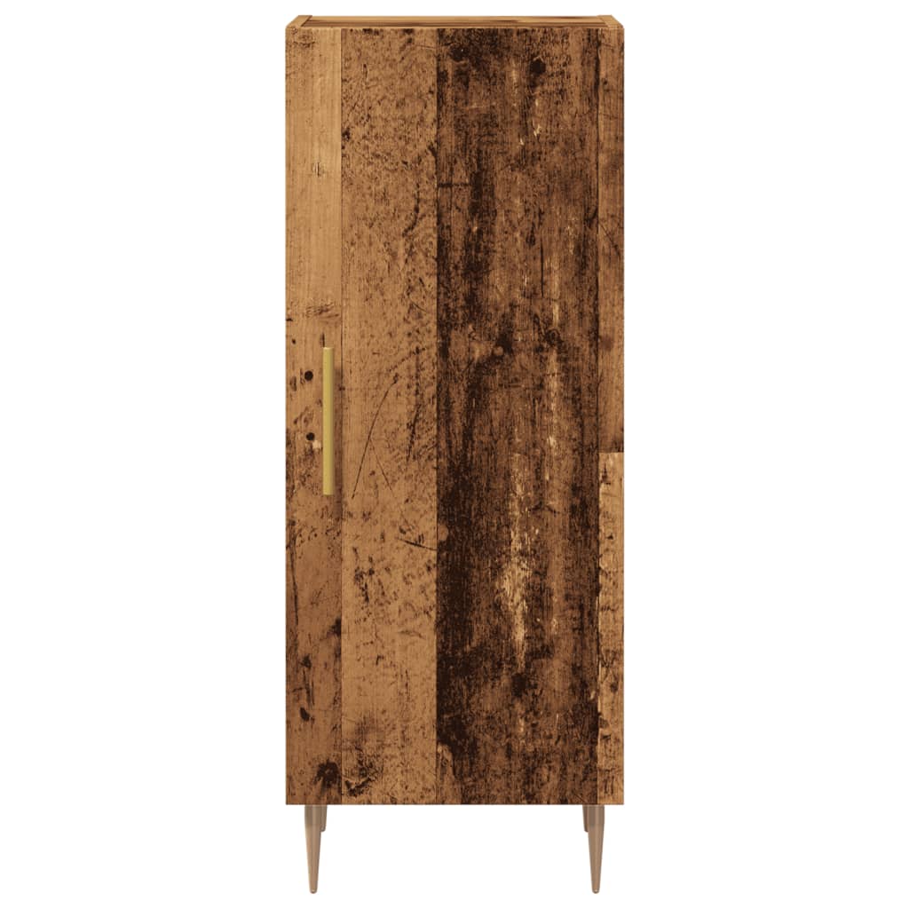 Sideboard Old Wood 34.5x34x90 cm Engineered Wood