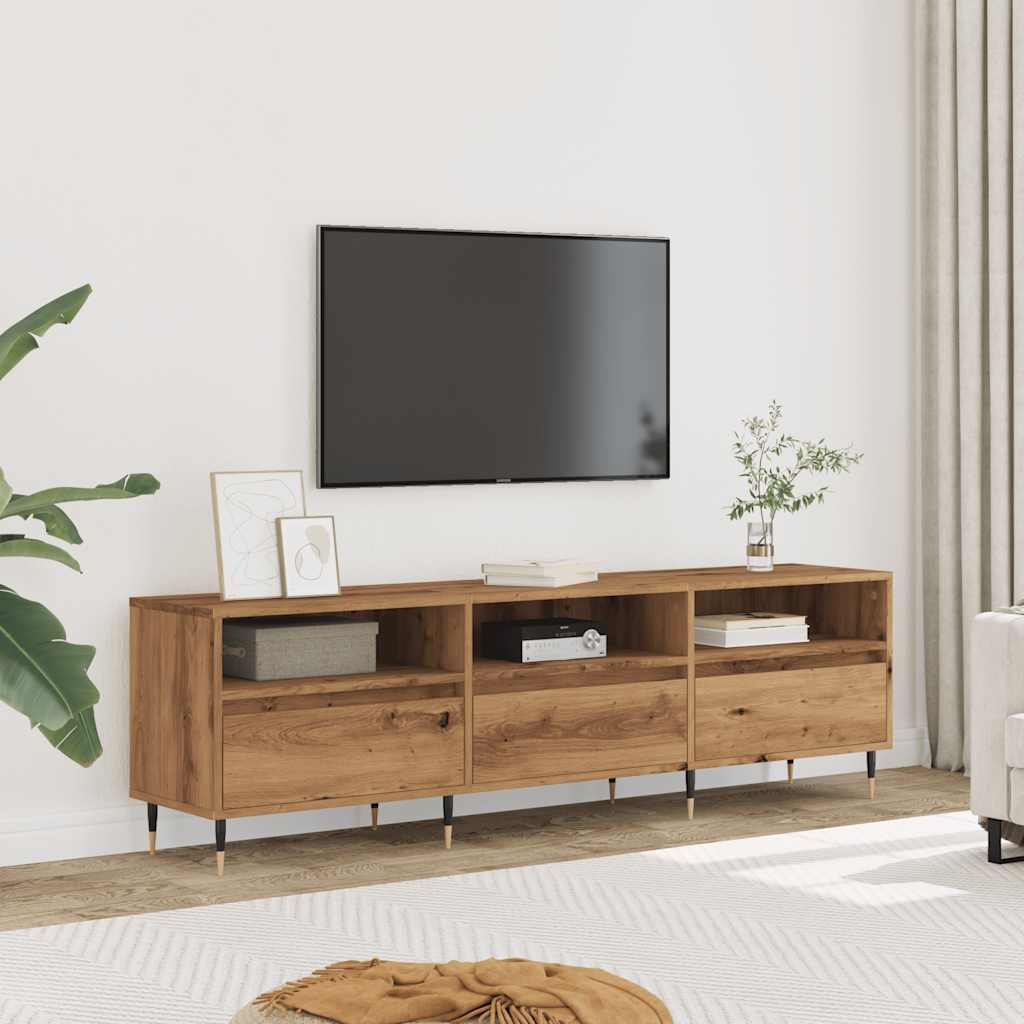 TV Cabinet Artisan Oak 150x30x44.5 cm Engineered Wood