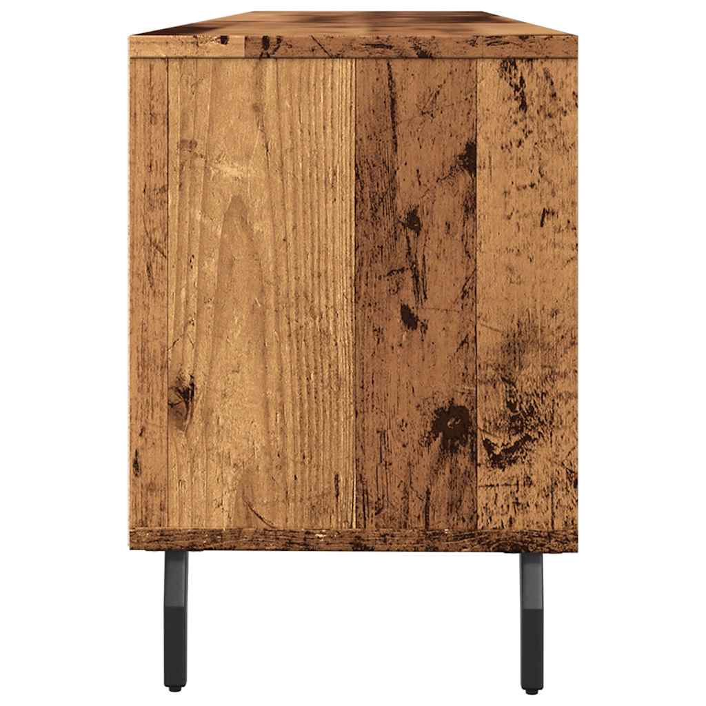 Modern Wooden 59 Inch TV Tele Stand Unit Cabinet With 3 Drawers & Open Storage