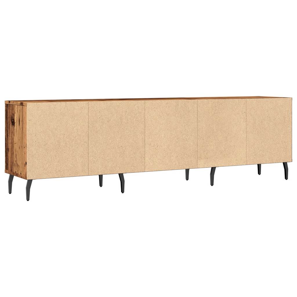 Modern Wooden 59 Inch TV Tele Stand Unit Cabinet With 3 Drawers & Open Storage