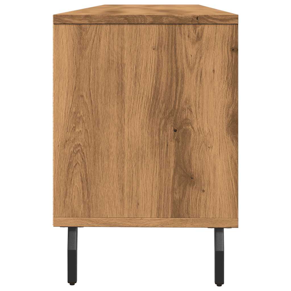 Modern Wooden 59 Inch TV Tele Stand Unit Cabinet With 3 Drawers & Open Storage