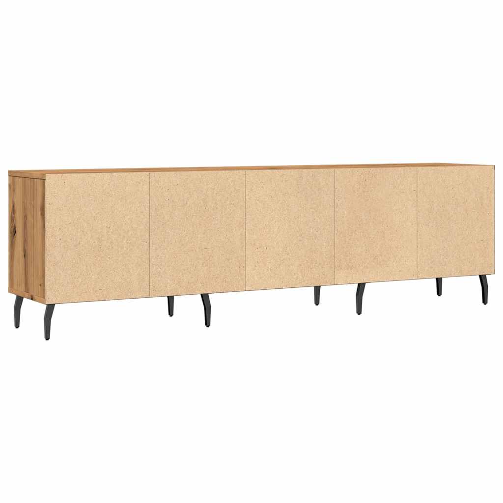 Modern Wooden 59 Inch TV Tele Stand Unit Cabinet With 3 Drawers & Open Storage
