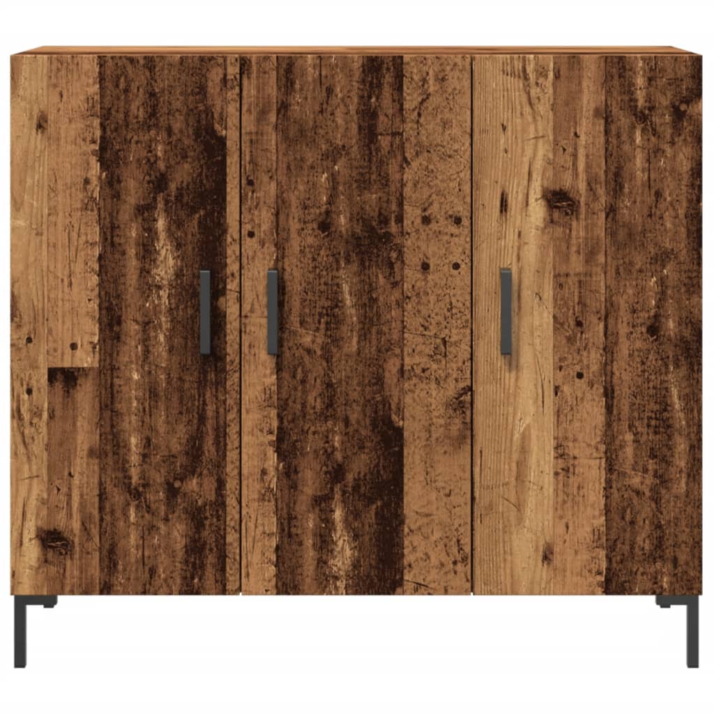 Sideboard Old Wood 90x34x80 cm Engineered Wood