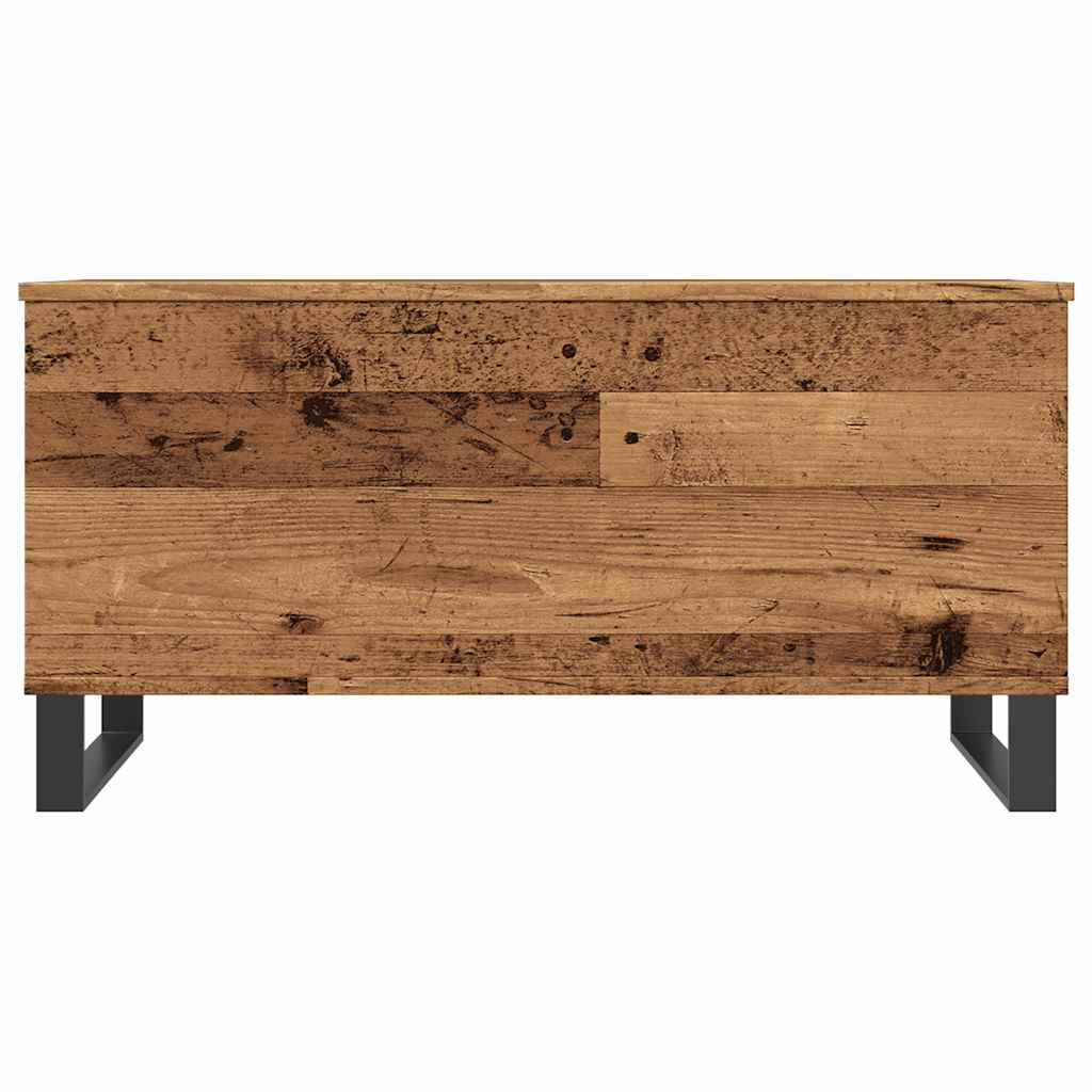 Coffee Table Old Wood 90x44.5x45 cm Engineered Wood