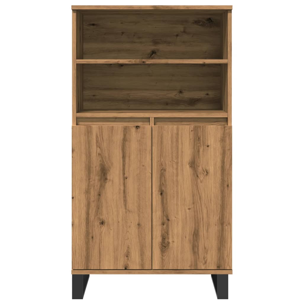 Highboard Artisan Oak 60x36x110 cm Engineered Wood