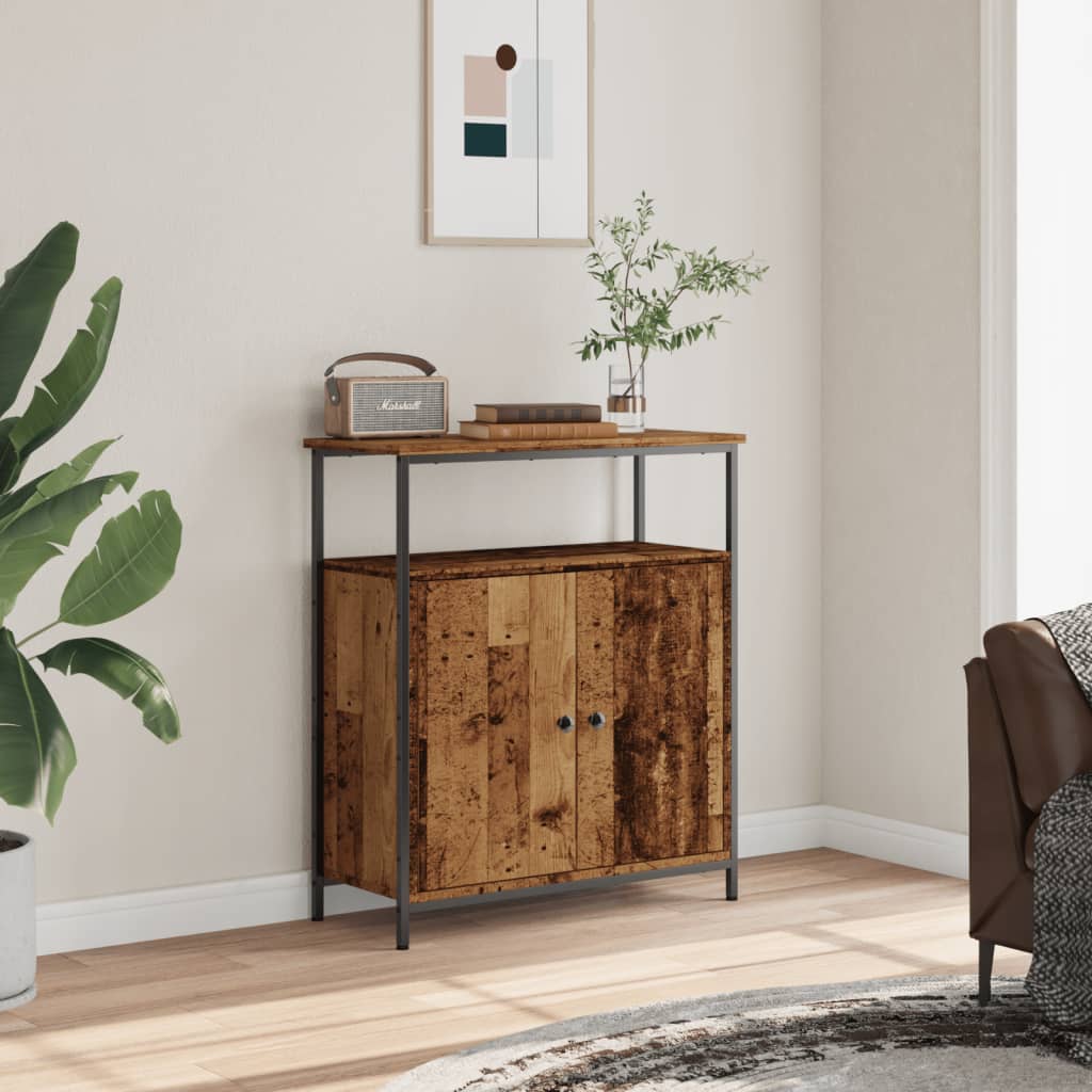 Sideboard Old Wood 70x30x80 cm Engineered Wood