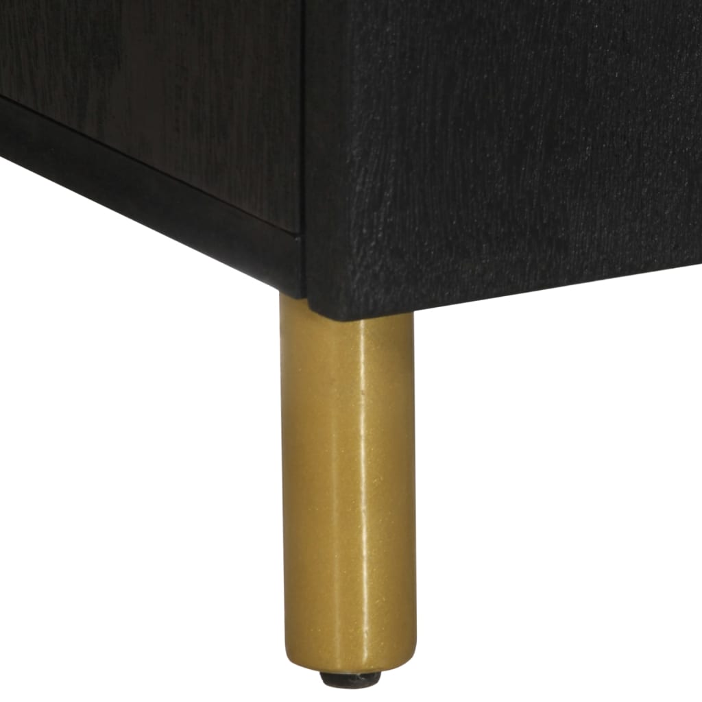 Sideboard Black 60x33x75 cm Engineered Wood