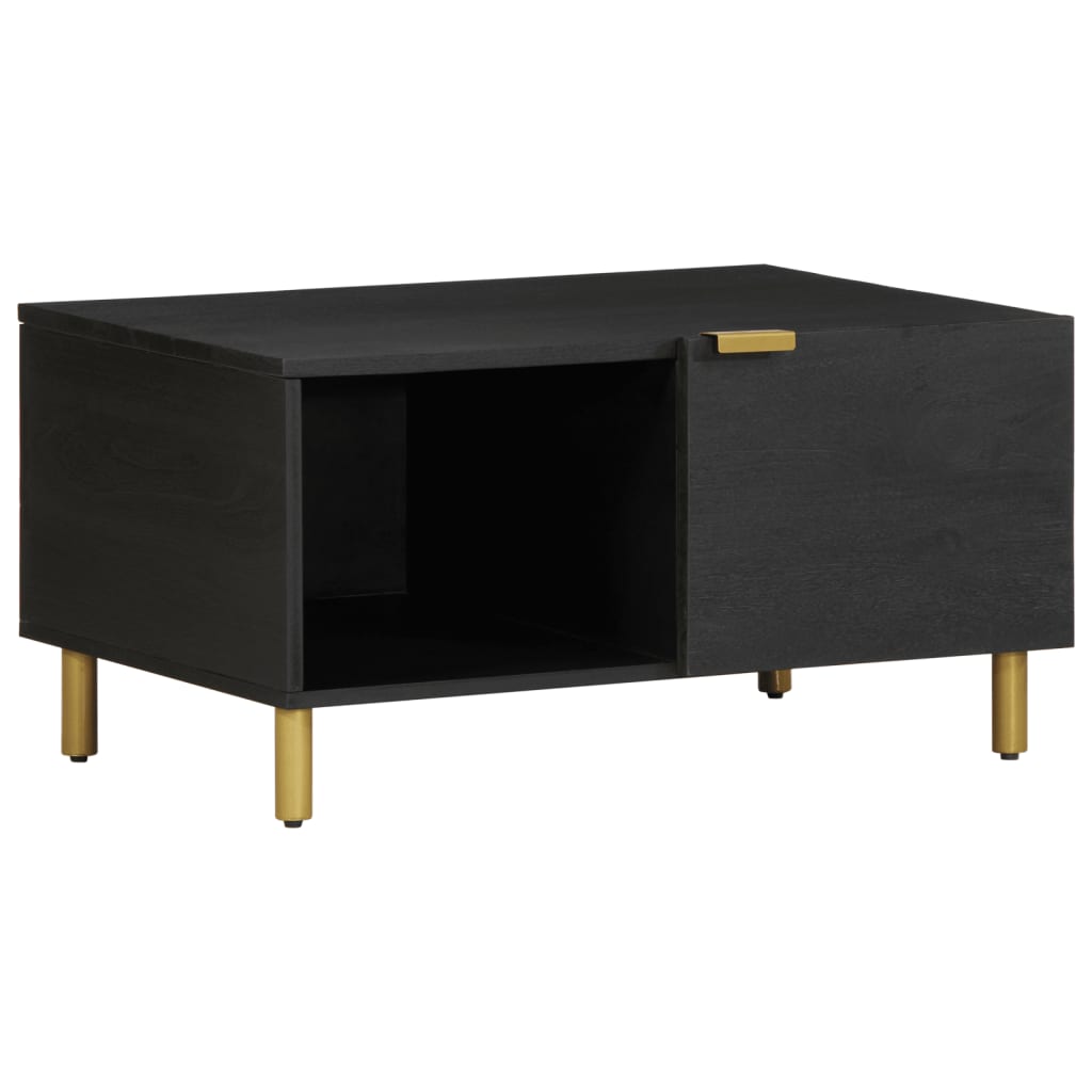 Coffee Table Black 80x50x40 cm Engineered Wood