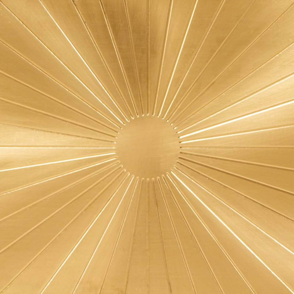 Coffee Table Black and Gold 100 x 54 x 40 cm Solid mango wood