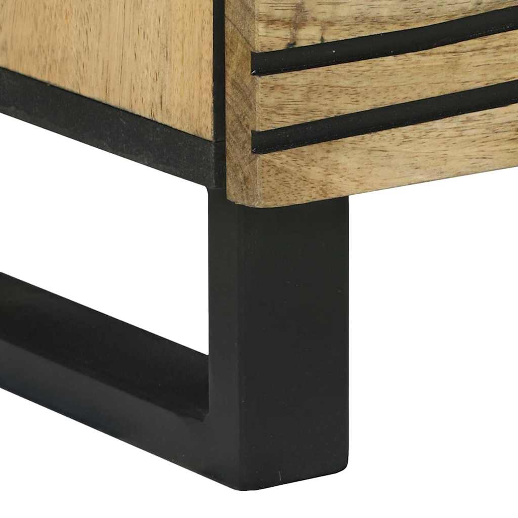 Sideboard - 40 x 33.5 x 75 cm, made from solid mango and engineered wood.