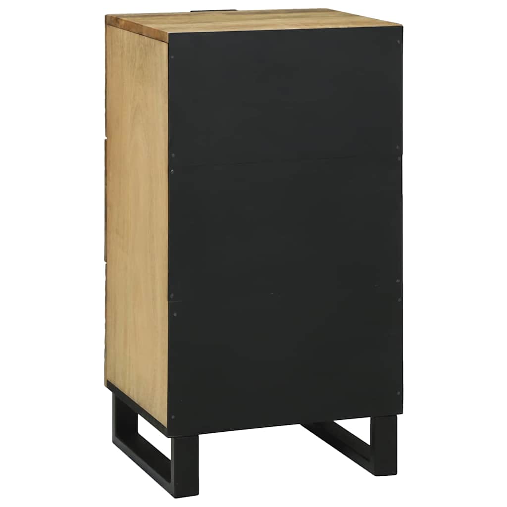 Sideboard - 40 x 33.5 x 75 cm, made from solid mango and engineered wood.