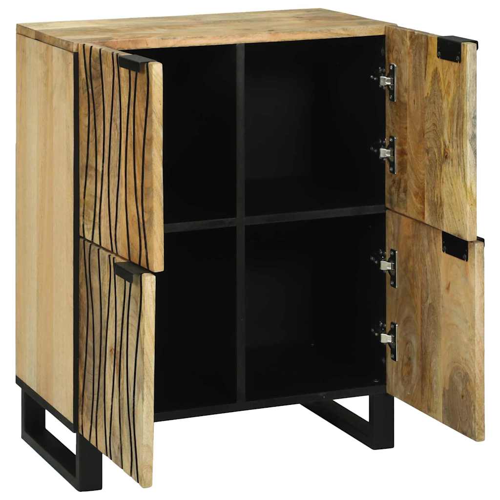 Sideboard 60 x 33.5 x 75 cm - Made of Solid Mango and Engineered Wood