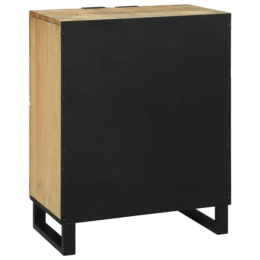 Sideboard 60 x 33.5 x 75 cm - Made of Solid Mango and Engineered Wood