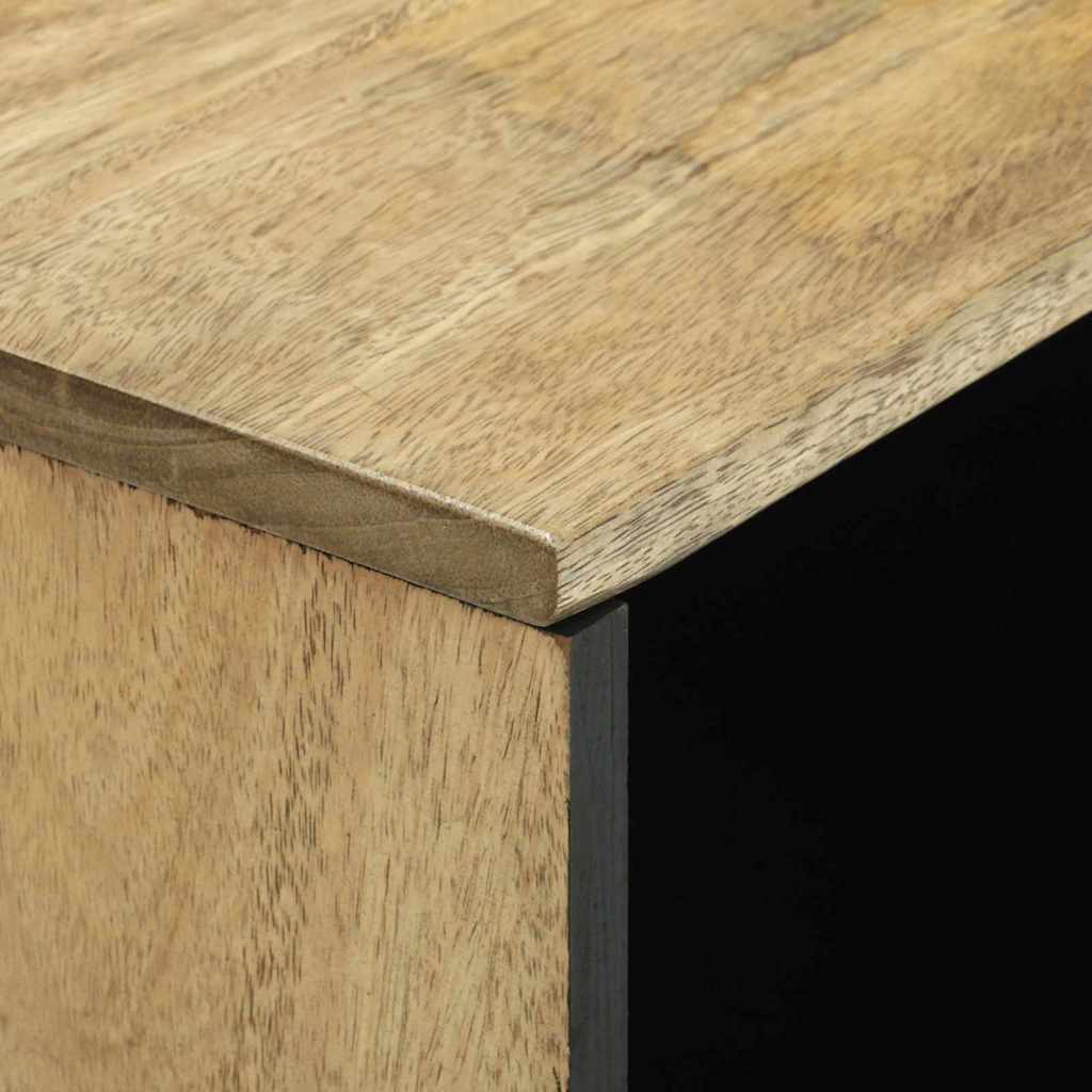 Sideboard – 80x33.5x75 cm, Made from Solid Mango Wood