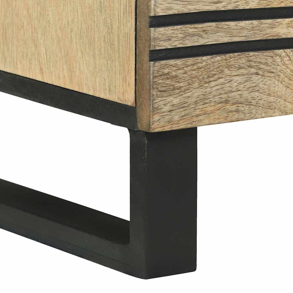 Sideboard – 80x33.5x75 cm, Made from Solid Mango Wood