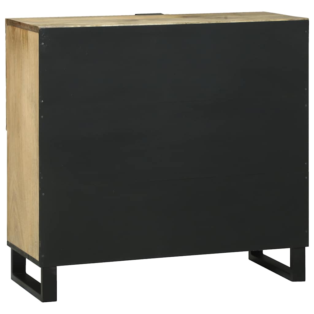 Sideboard – 80x33.5x75 cm, Made from Solid Mango Wood
