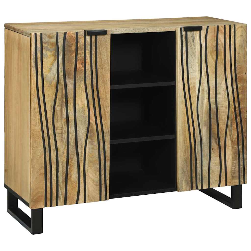 Sideboard 90x33.5x75 cm - Solid Mango Wood