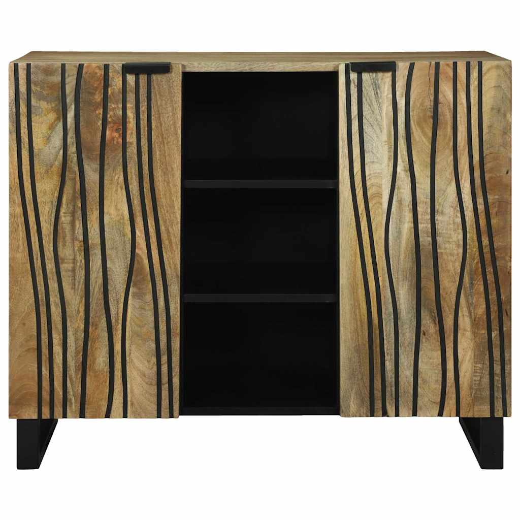 Sideboard 90x33.5x75 cm - Solid Mango Wood