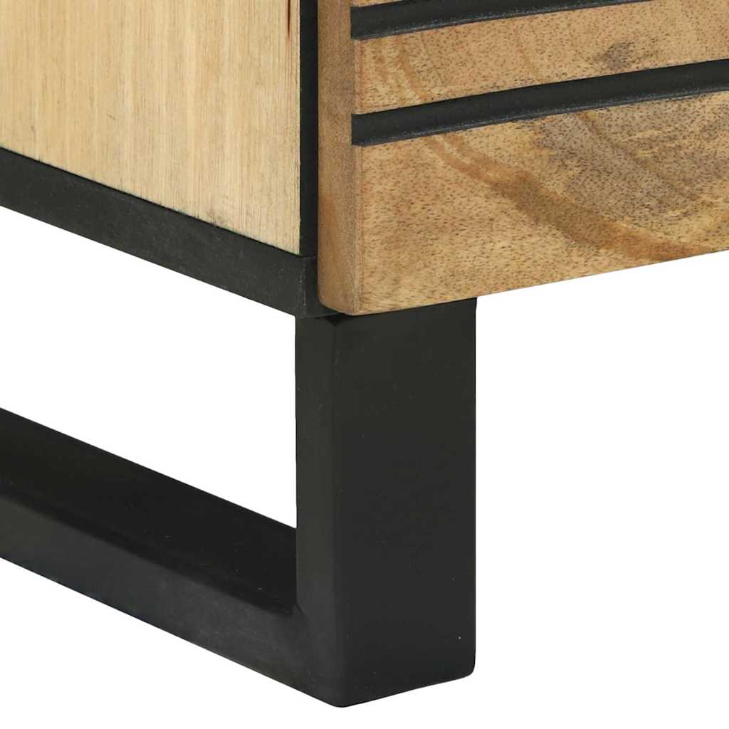 Highboard - 40x33.5x110 cm Made from Solid Mango Wood