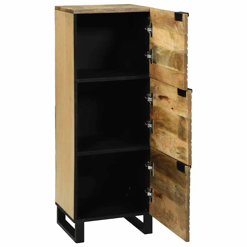 Highboard - 40x33.5x110 cm Made from Solid Mango Wood