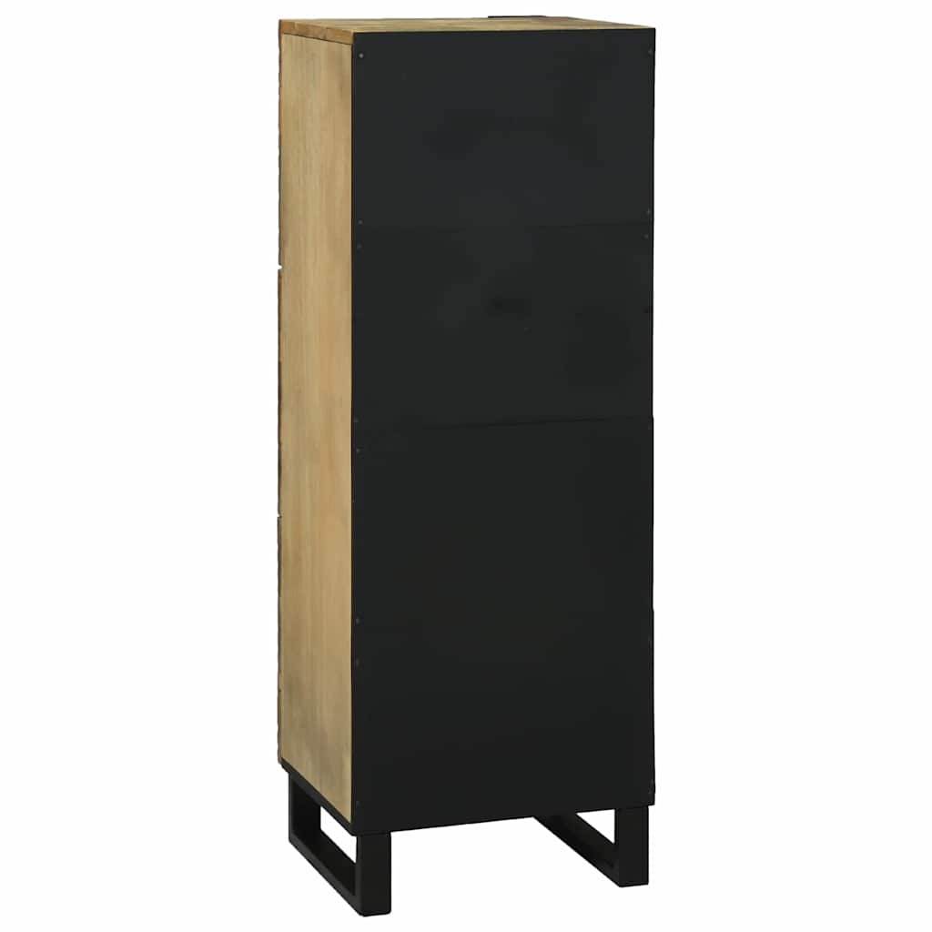 Highboard - 40x33.5x110 cm Made from Solid Mango Wood