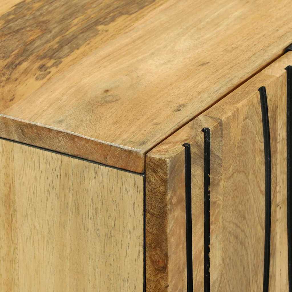 Highboard 60x33.5x100 cm Solid Wood Mango