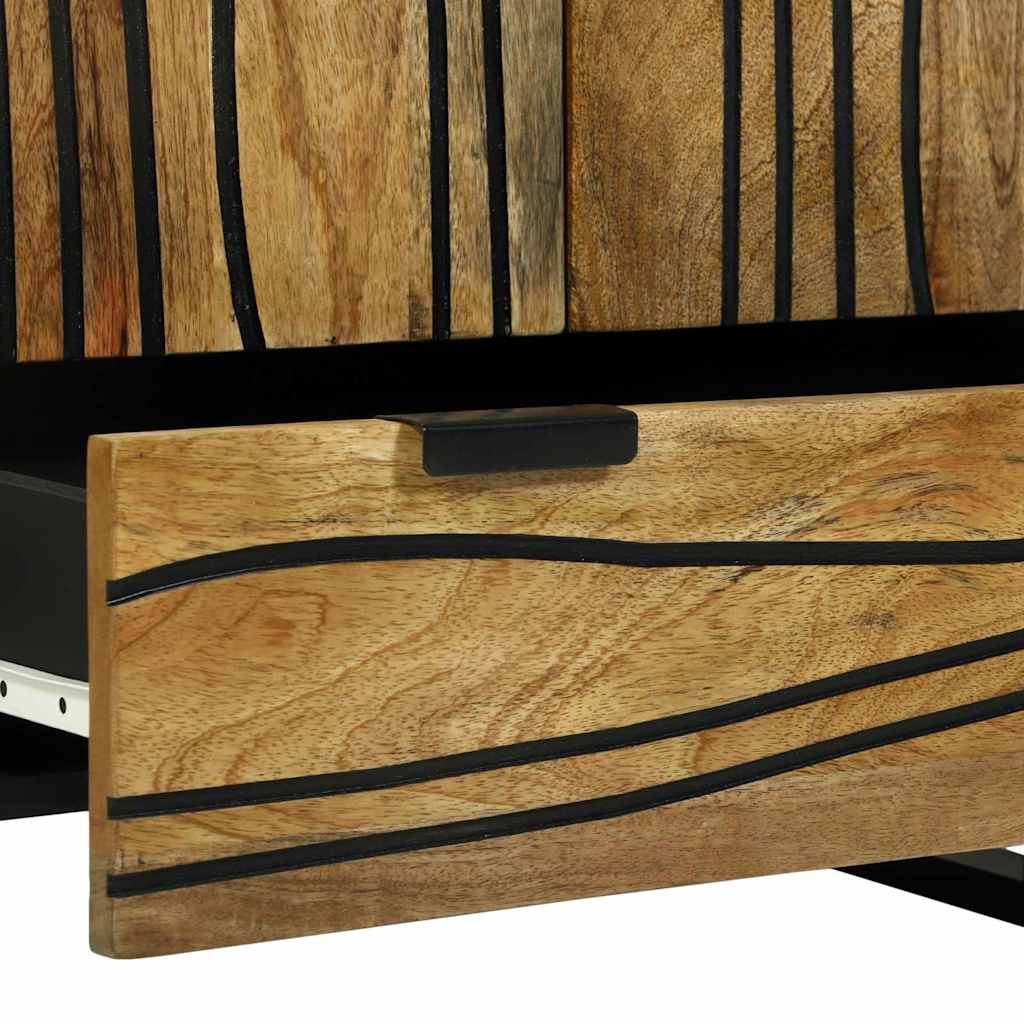 Highboard 60x33.5x100 cm Solid Wood Mango