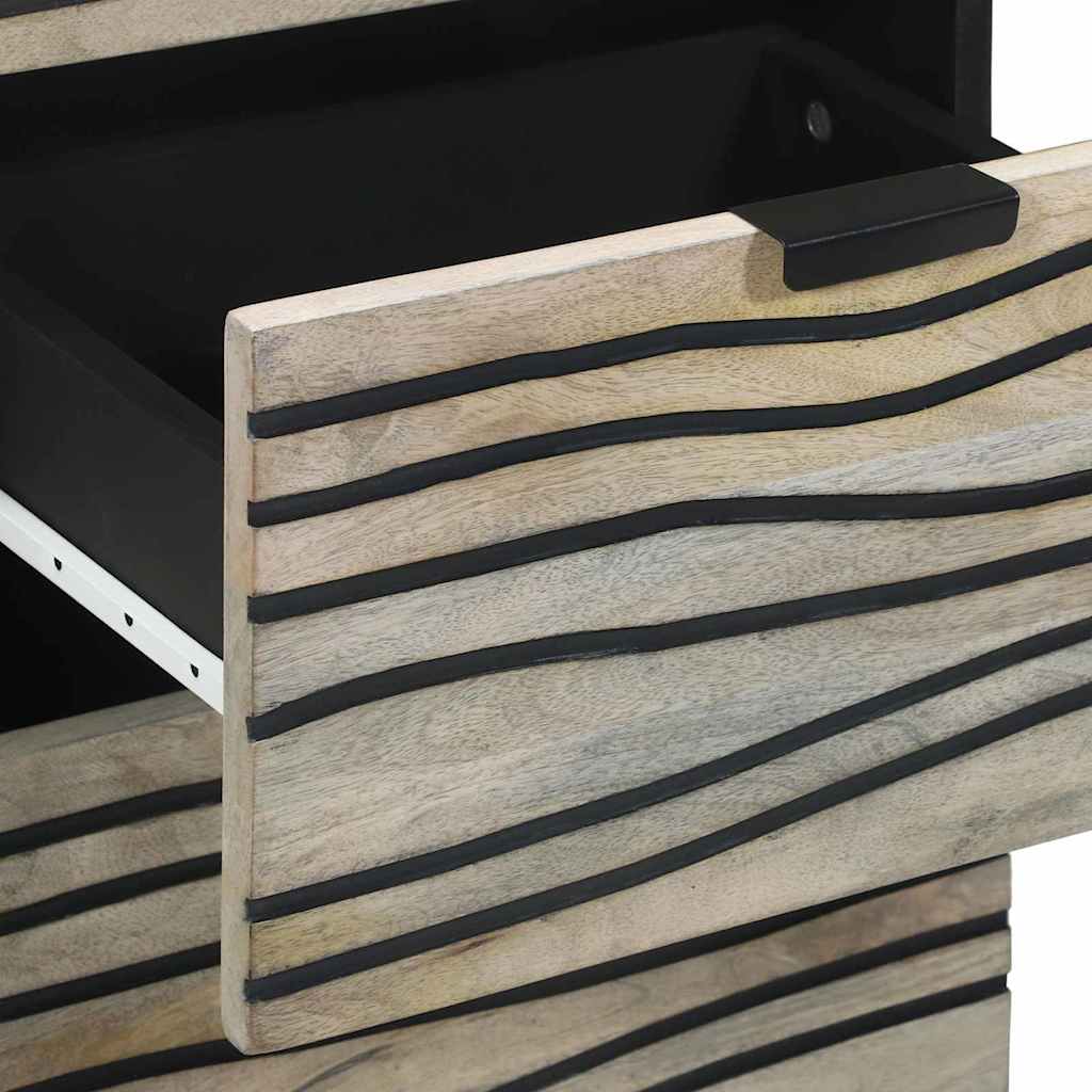 Media Storage Cabinets & Racks with Drawer with Storage White and Black