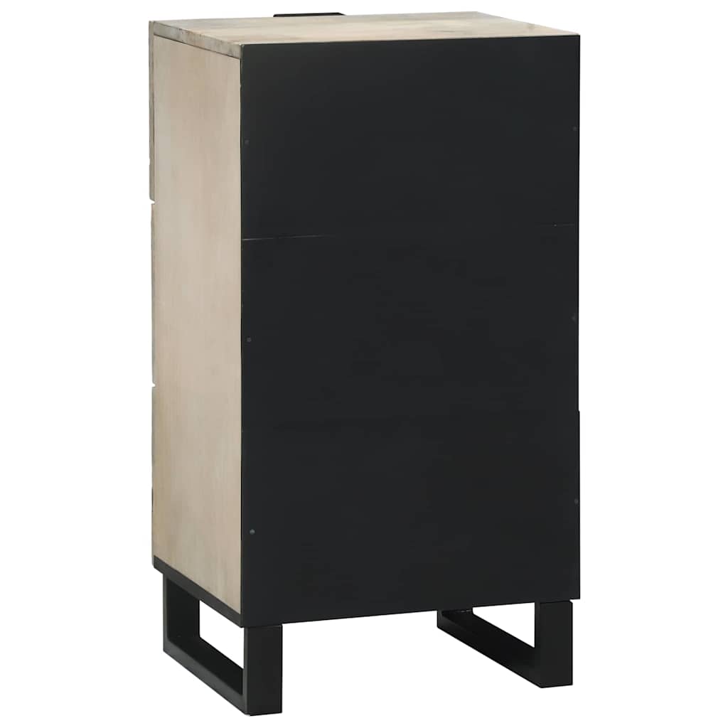 Media Storage Cabinets & Racks with Drawer with Storage White and Black