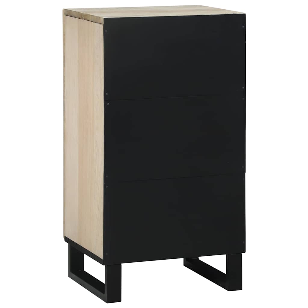 Media Storage Cabinets & Racks White and Black 40 x33.5 x 75 cm
