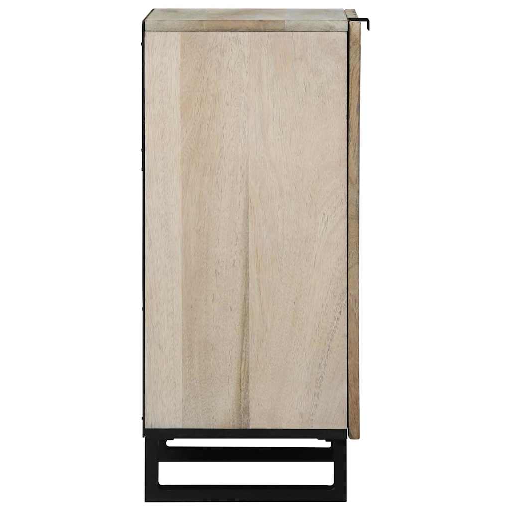 Media Storage Cabinets & Racks White and Black 40 x33.5 x 75 cm