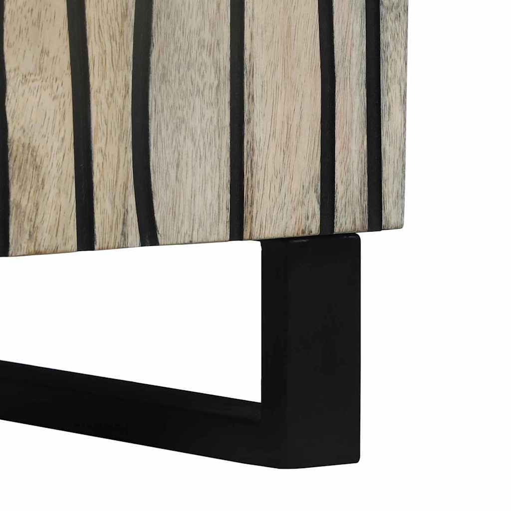 Media Storage Cabinets & Racks with Shelf with Storage with Door White and Black