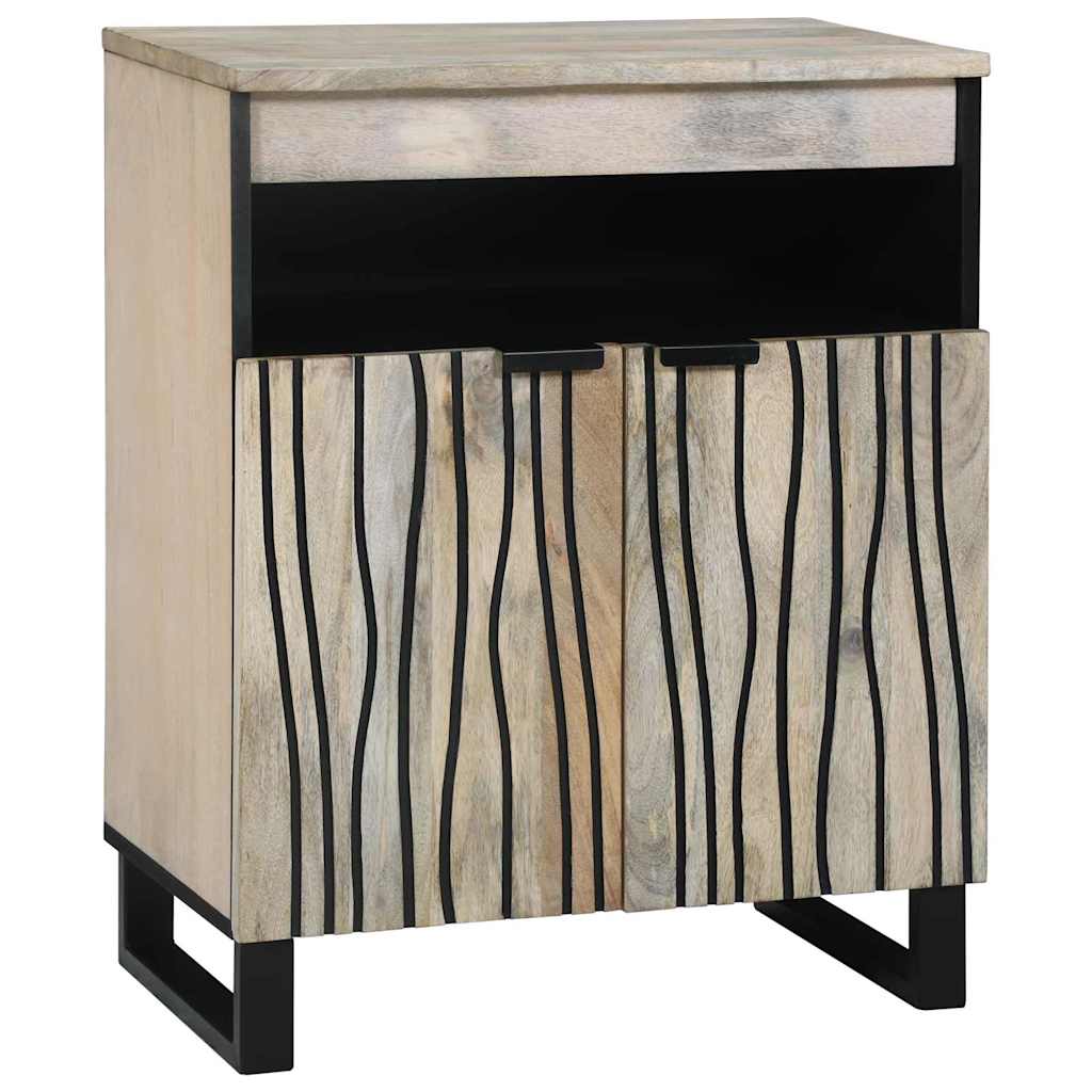 Media Storage Cabinets & Racks with Shelf with Storage with Door White and Black