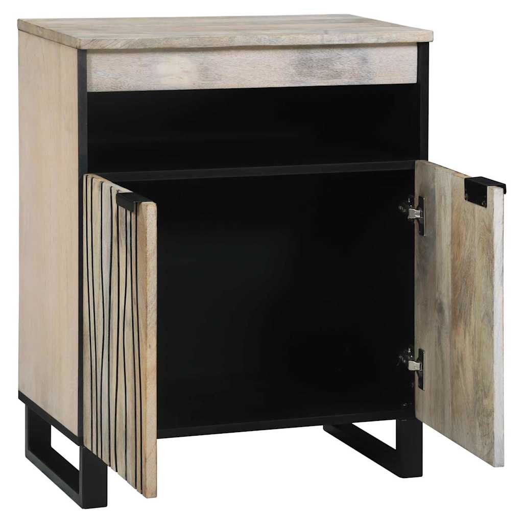 Media Storage Cabinets & Racks with Shelf with Storage with Door White and Black