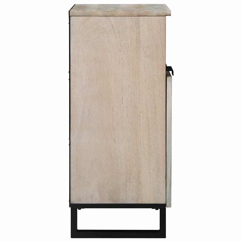 Media Storage Cabinets & Racks with Shelf with Storage with Door White and Black