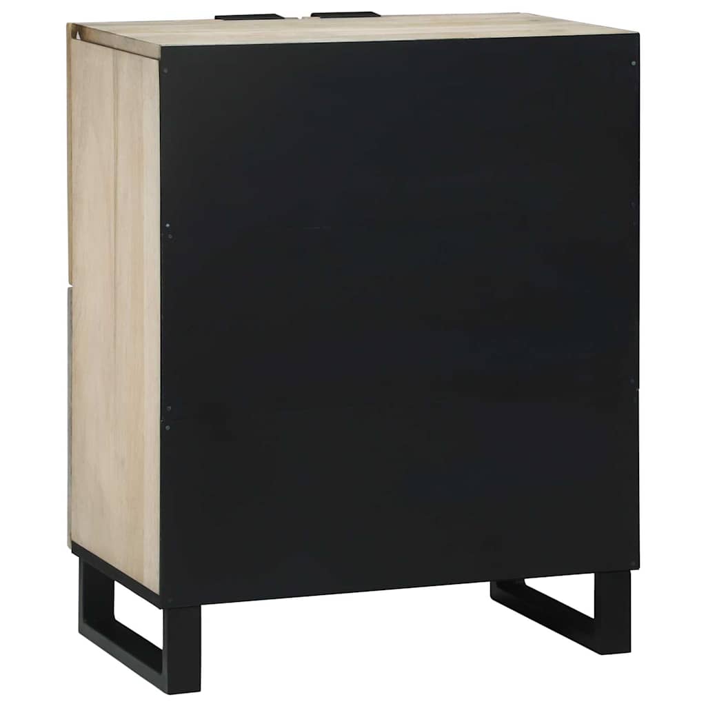Media Storage Cabinets & Racks with Storage with Door White and Black