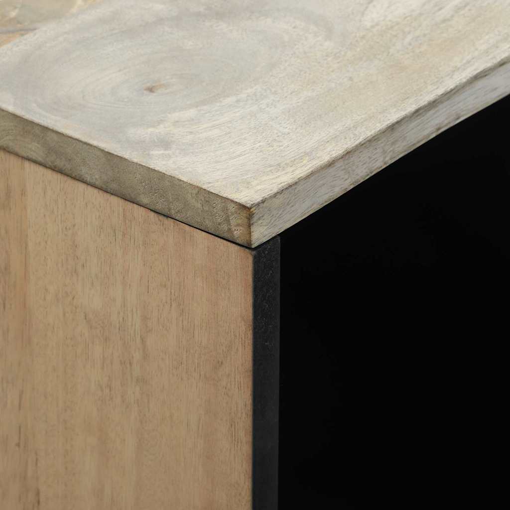 Media Storage Cabinets & Racks White and Black Engineered wood