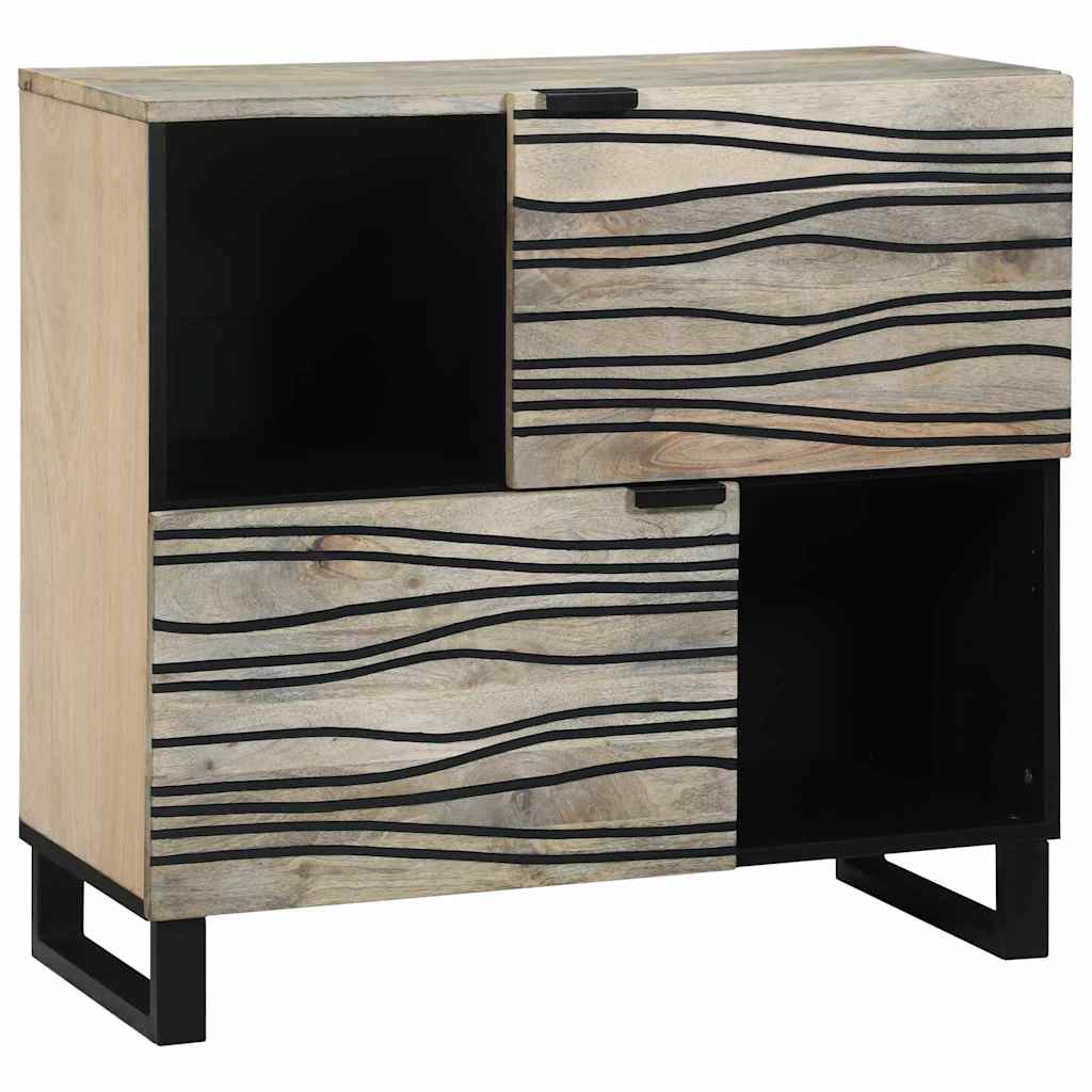 Media Storage Cabinets & Racks White and Black Engineered wood