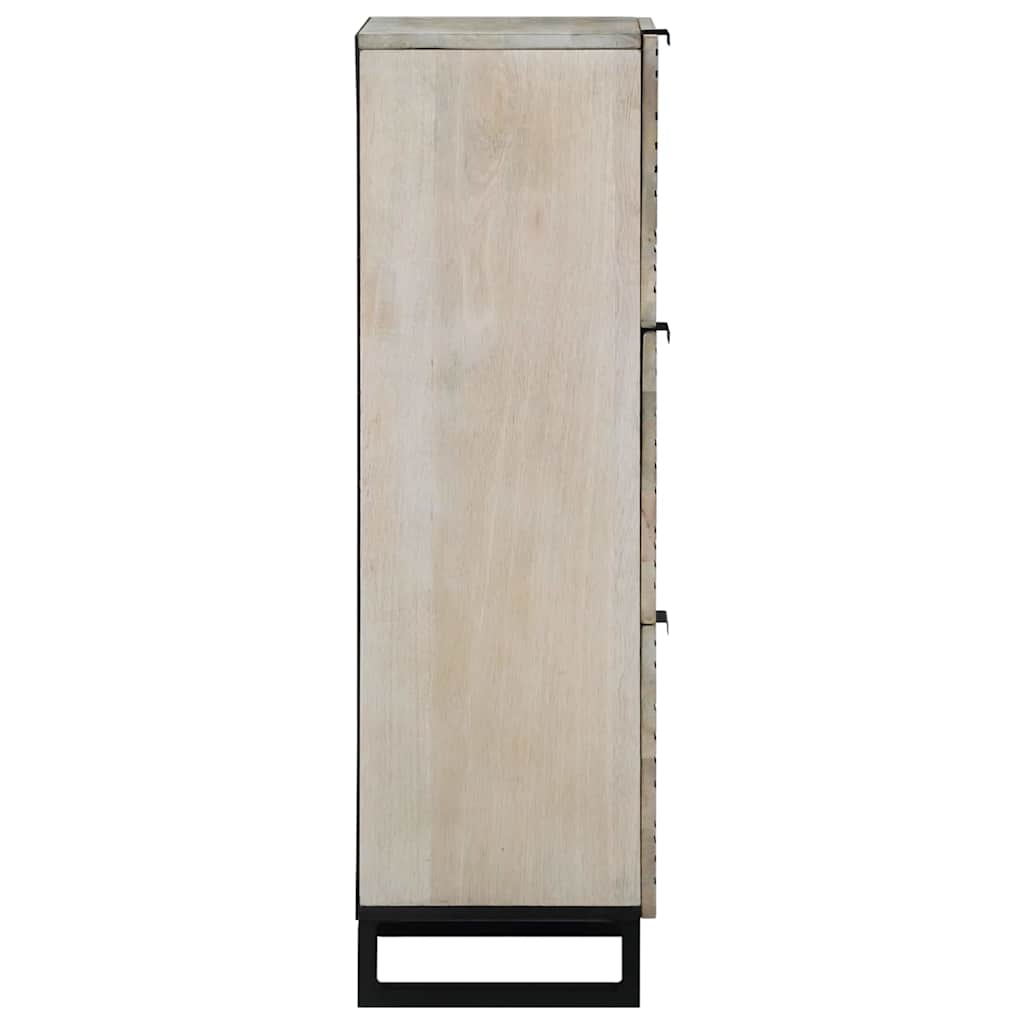 Media Storage Cabinets & Racks with Storage with Door White and Black