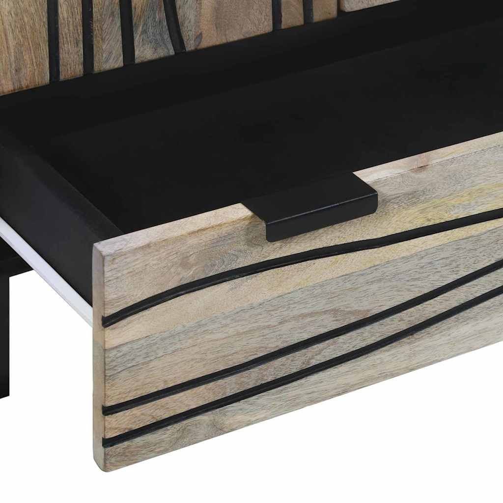 Media Storage Cabinets & Racks with Drawer with Storage with Door White and Black