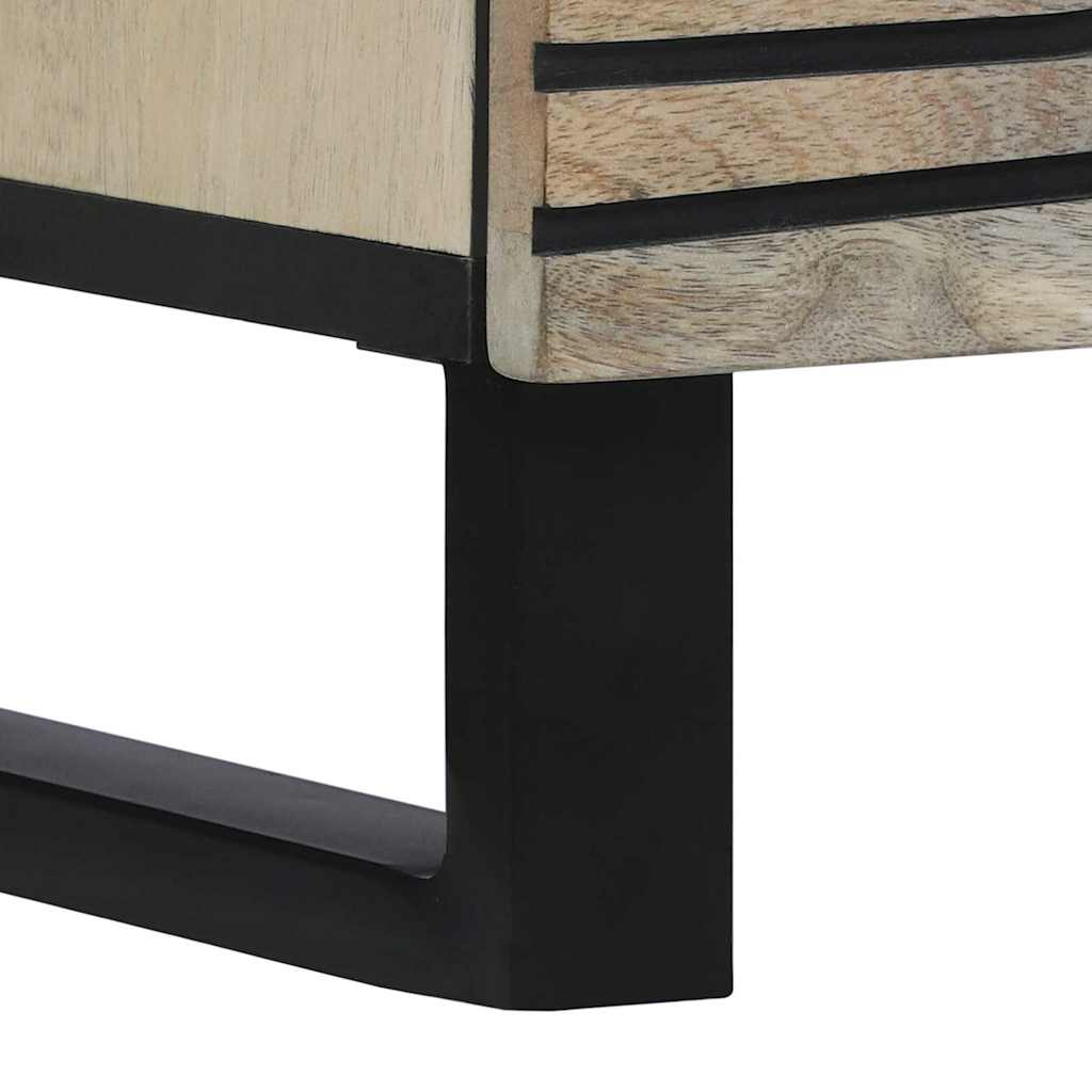 Media Storage Cabinets & Racks with Drawer with Storage with Door White and Black