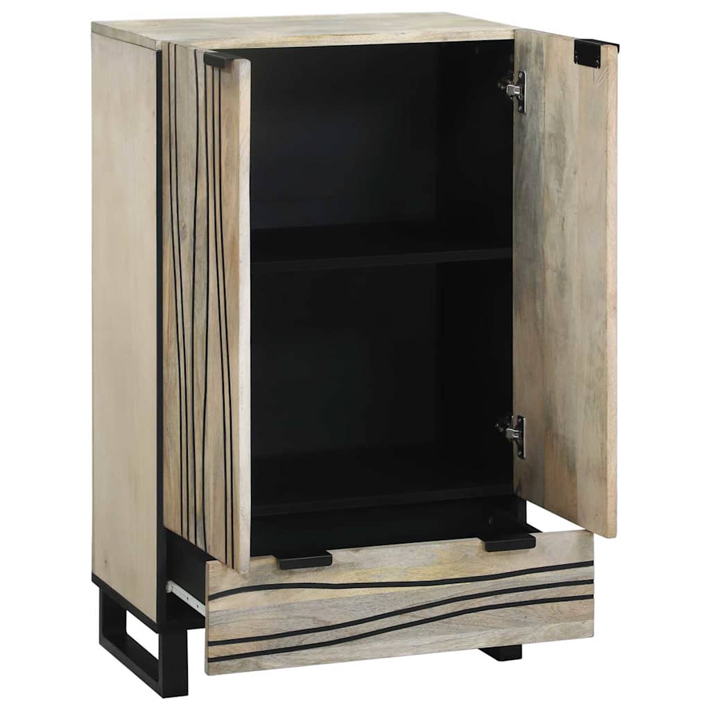Media Storage Cabinets & Racks with Drawer with Storage with Door White and Black