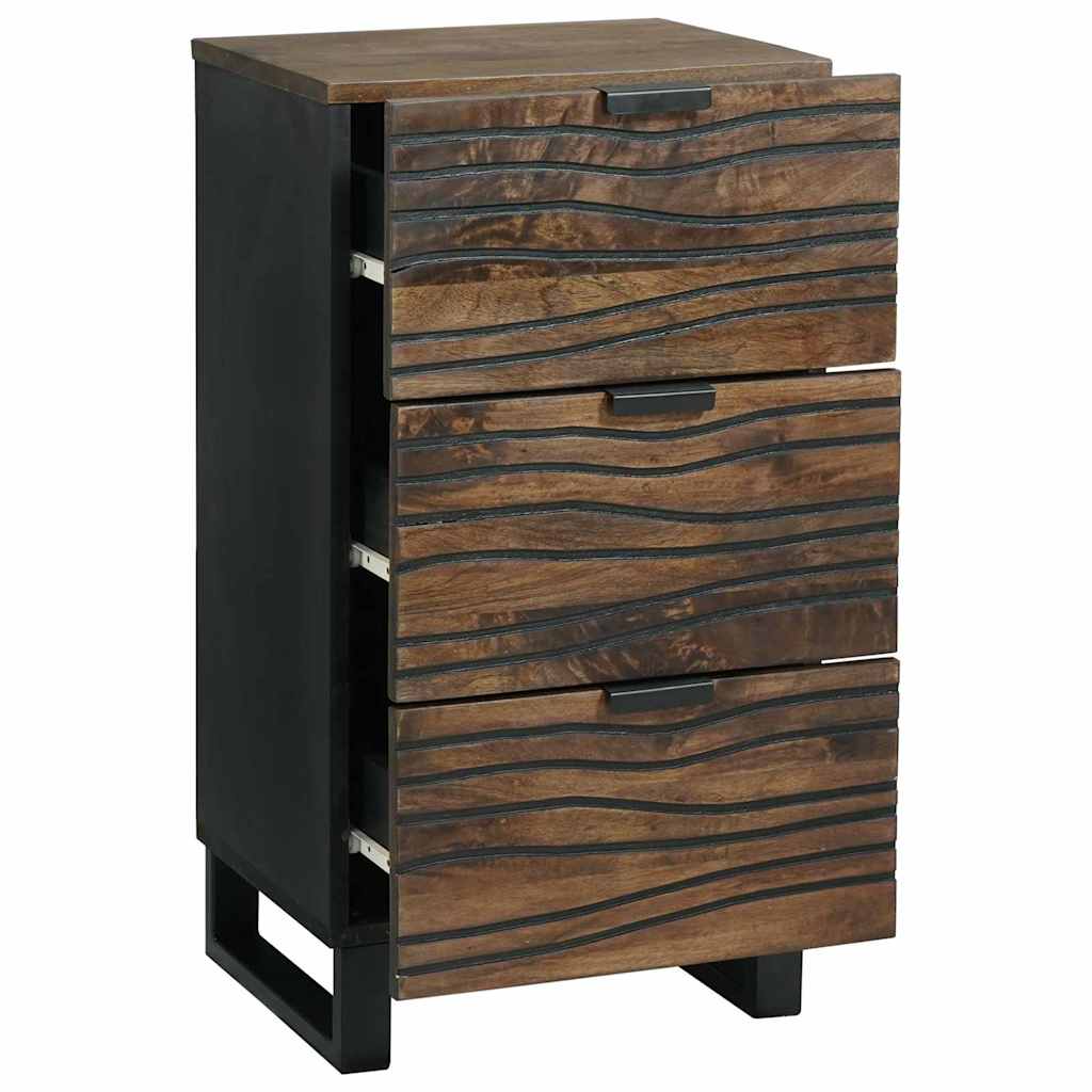 Sideboard - 40x33.5x75 cm Solid Mango Wood