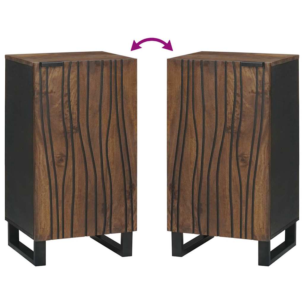 Sideboard 40 x 33.5 x 75 cm - Made from Solid Mango Wood