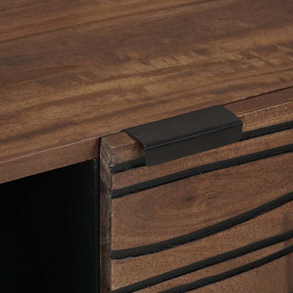 Sideboard 80x33.5x75 cm in solid mango wood