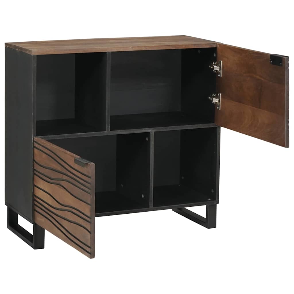 Sideboard 80x33.5x75 cm in solid mango wood
